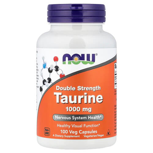 NOW Foods NOW Foods タウリン 1,000mg ベジカプセル100粒 パッケージ画像