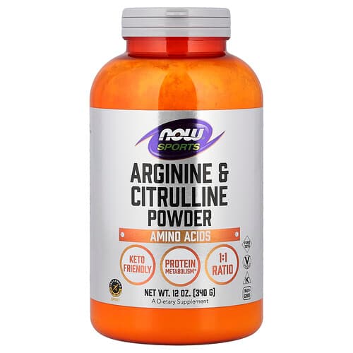 NOW Foods NOW Foods スポーツ アルギニン&シトルリン パウダー 340g パッケージ画像