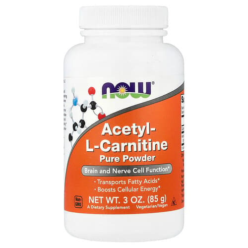 NOW Foods NOW Foods アセチル-L-カルニチン ピュアパウダー 85g パッケージ画像