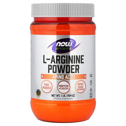 NOW Foods NOW Foods スポーツ L-アルギニン パウダー 454g パッケージ画像