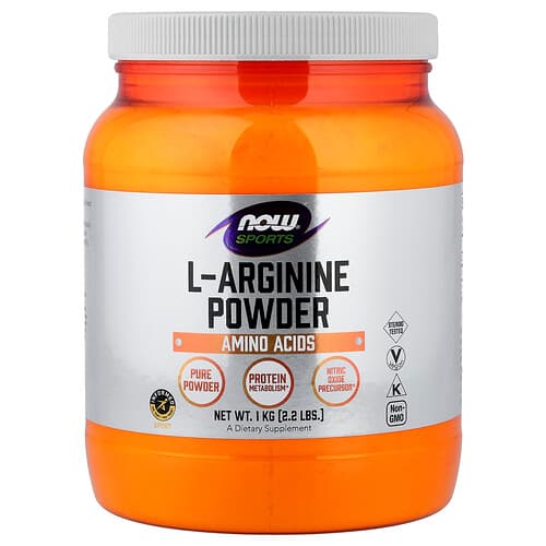 NOW Foods NOW Foods スポーツ L-アルギニン パウダー 1kg パッケージ画像