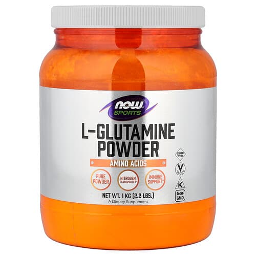 NOW Foods NOW Foods スポーツ L-グルタミン パウダー 1kg パッケージ画像