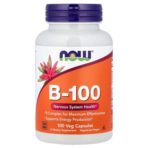 NOW Foods NOW Foods B-100 ベジカプセル100粒 パッケージ画像