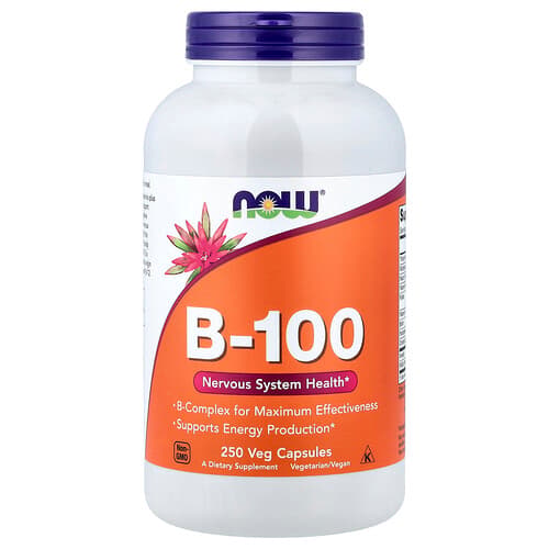 NOW Foods NOW Foods B-100 ベジカプセル250粒 パッケージ画像