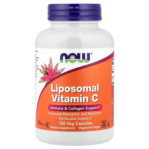 NOW Foods NOW Foods リポソーマルビタミンC ベジカプセル120粒（1粒500mg） パッケージ画像