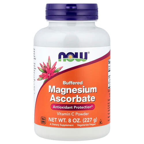 NOW Foods NOW Foods バッファード マグネシウム アスコルベート ビタミンC パウダー 227g パッケージ画像