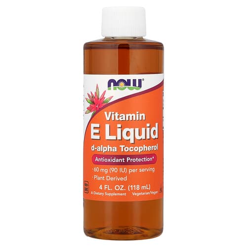 NOW Foods NOW Foods ビタミンE リキッド D-アルファトコフェロール 118ml パッケージ画像
