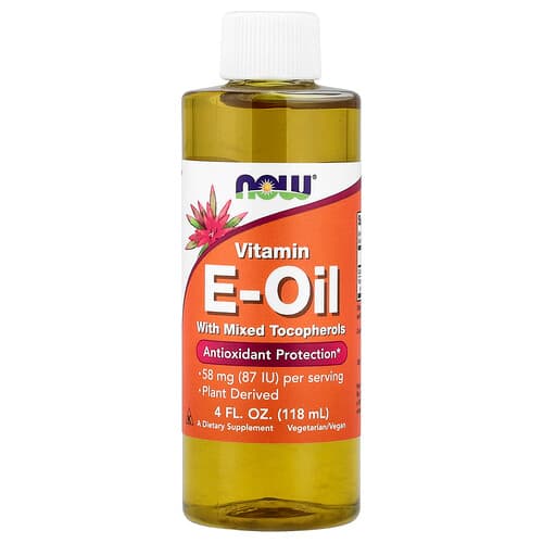 NOW Foods NOW Foods ビタミンE オイル ミックストコフェロール 58mg(87IU) 118ml パッケージ画像