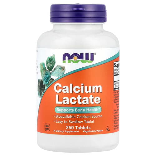 NOW Foods NOW Foods カルシウムラクテート 85mg タブレット250粒 パッケージ画像