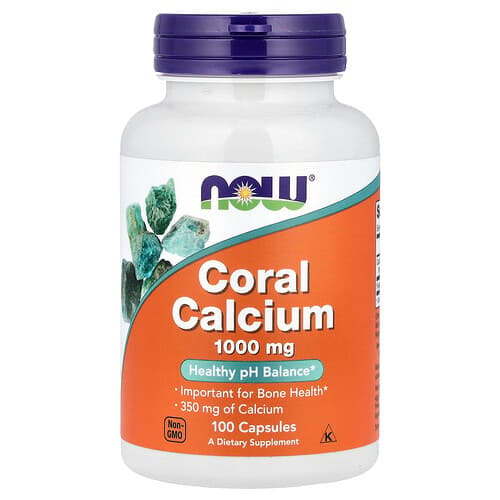 NOW Foods NOW Foods コーラルカルシウム 350mg 100粒 パッケージ画像