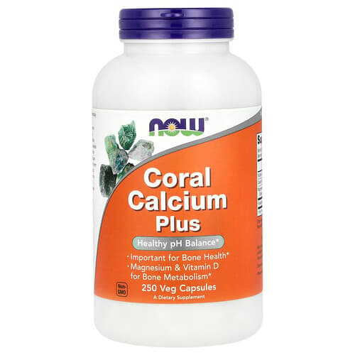 NOW Foods NOW Foods コーラルカルシウム プラス、ベジカプセル250粒 パッケージ画像