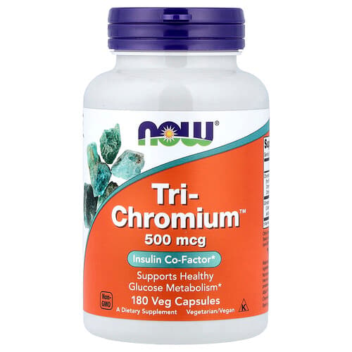 NOW Foods NOW Foods Tri-Chromium™ ベジカプセル180粒 パッケージ画像