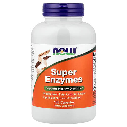 NOW Foods NOW Foods スーパーエンザイム 180カプセル パッケージ画像