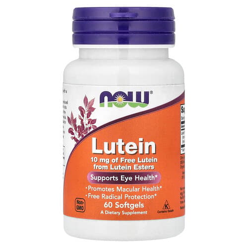NOW Foods NOW Foods ルテイン 10mg 60ソフトジェル パッケージ画像
