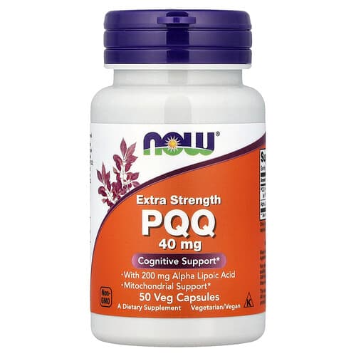 NOW Foods NOW Foods PQQ ウィズ アルファリポ酸 ベジカプセル50粒 パッケージ画像