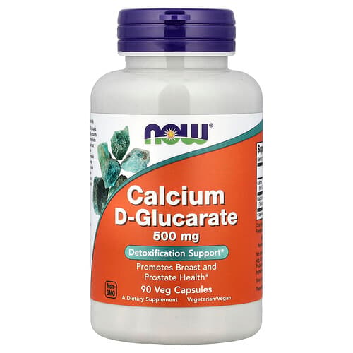 NOW Foods NOW Foods カルシウム D-グルカル酸 500mg ベジカプセル90粒 パッケージ画像
