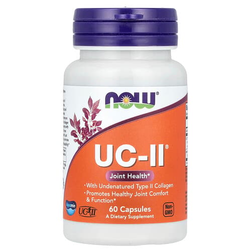 NOW Foods NOW Foods UC-II® ジョイントヘルス 非変性II型コラーゲン配合 60粒 パッケージ画像