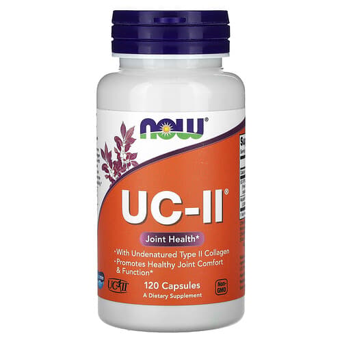 NOW Foods NOW Foods UC-II® ジョイントヘルス 非変性II型コラーゲン配合 120粒 パッケージ画像