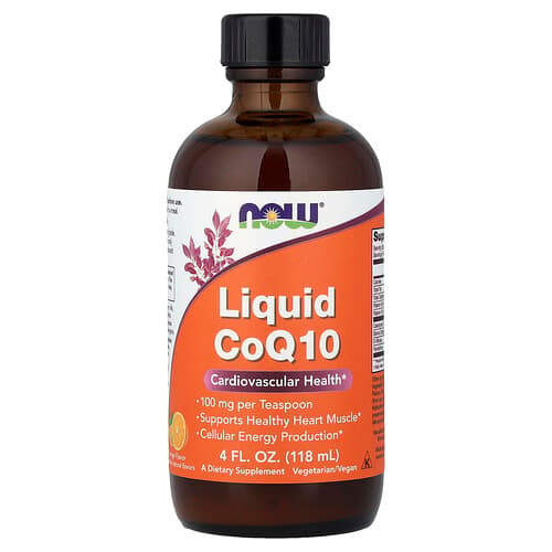 NOW Foods NOW Foods リキッド CoQ10 オレンジ味 118ml パッケージ画像