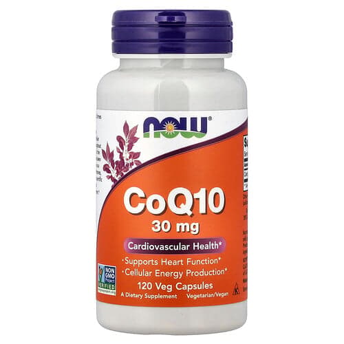 NOW Foods NOW Foods CoQ10 30mg ベジカプセル120粒 パッケージ画像