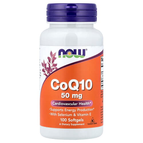 NOW Foods NOW Foods コエンザイムQ10 セレン&ビタミンE配合 ソフトジェル100粒 パッケージ画像