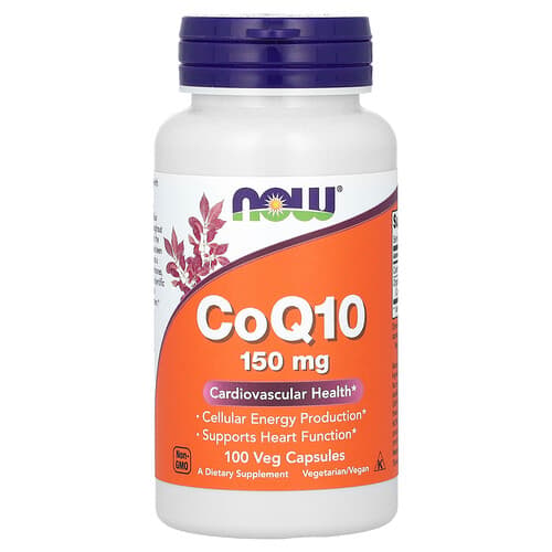 NOW Foods NOW Foods CoQ10 150mg ベジカプセル100粒 パッケージ画像