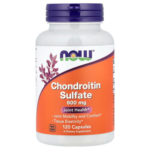 NOW Foods NOW Foods コンドロイチン硫酸 600mg 120粒 パッケージ画像
