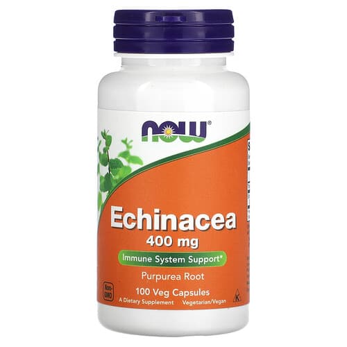 NOW Foods NOW Foods エキナセア 400mg ベジカプセル100粒 パッケージ画像