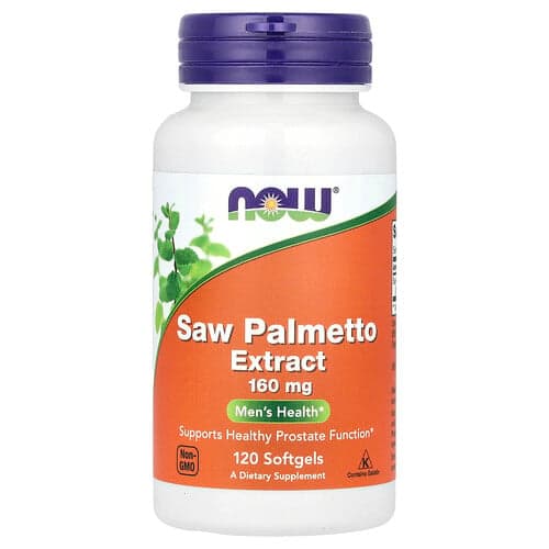 NOW Foods NOW Foods ソーパルメットエキス 160mg ソフトジェル120粒 パッケージ画像