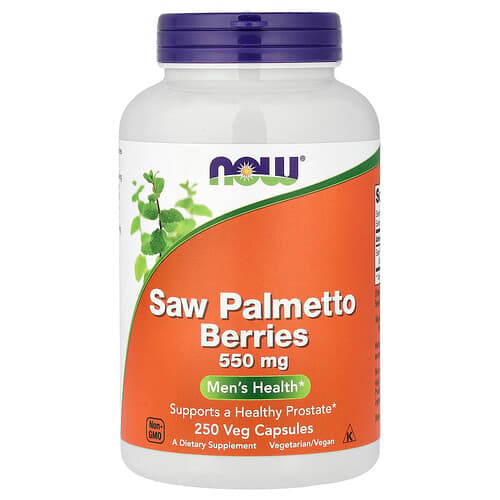 NOW Foods NOW Foods ソウパルメットベリー 550mg ベジカプセル250粒 パッケージ画像
