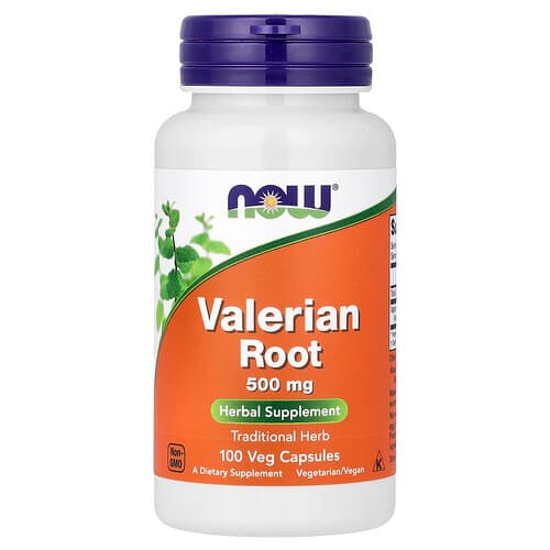 NOW Foods NOW Foods バレリアンルート 500mg ベジカプセル100粒 パッケージ画像