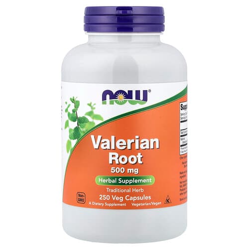 NOW Foods NOW Foods バレリアンルート 500mg ベジカプセル250粒 パッケージ画像