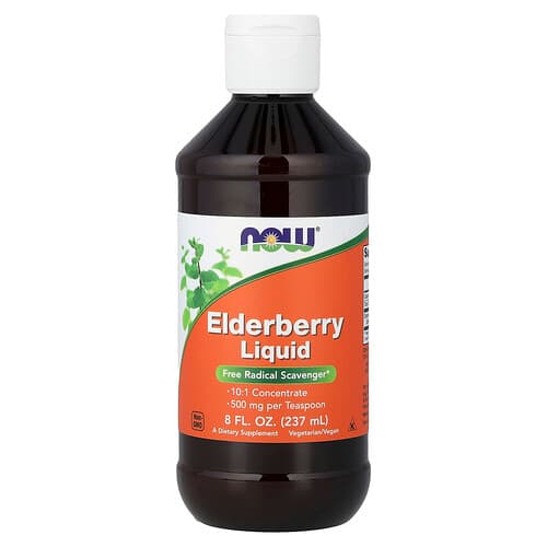 NOW Foods NOW Foods エルダーベリー リキッド 237ml パッケージ画像