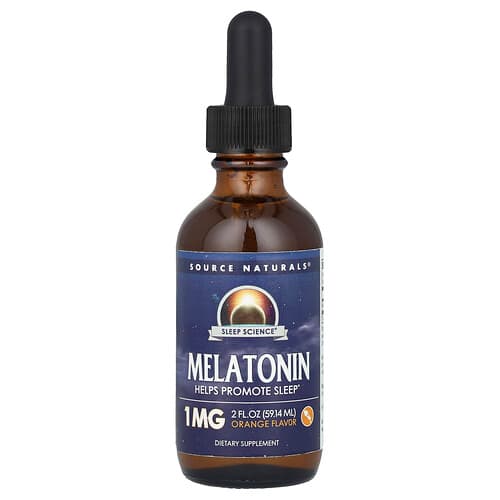 Source Naturals Source Naturals メラトニン オレンジ 1mg 59.14ml パッケージ画像