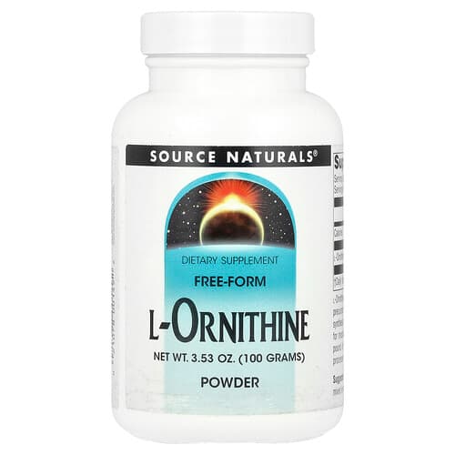 Source Naturals Source Naturals L-オルニチンパウダー 100g パッケージ画像