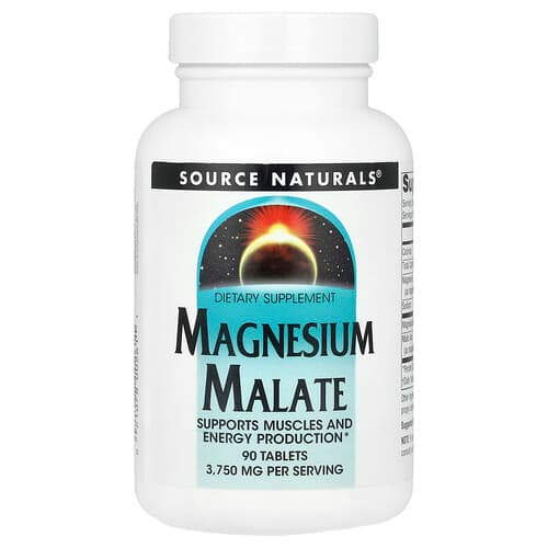 Source Naturals Source Naturals マグネシウムマレート タブレット90粒 パッケージ画像