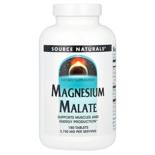 Source Naturals Source Naturals マグネシウムマレート タブレット180粒 パッケージ画像