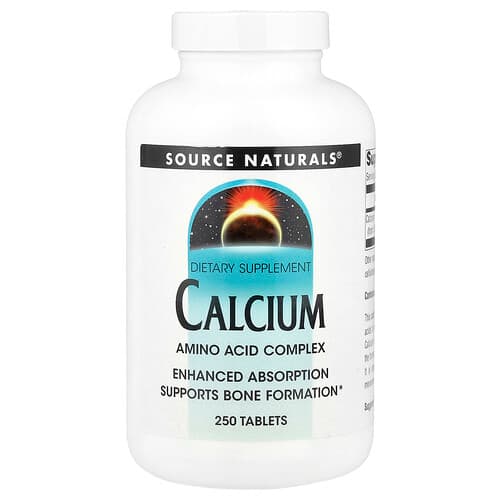 Source Naturals Source Naturals カルシウム 200mg 250タブレット パッケージ画像