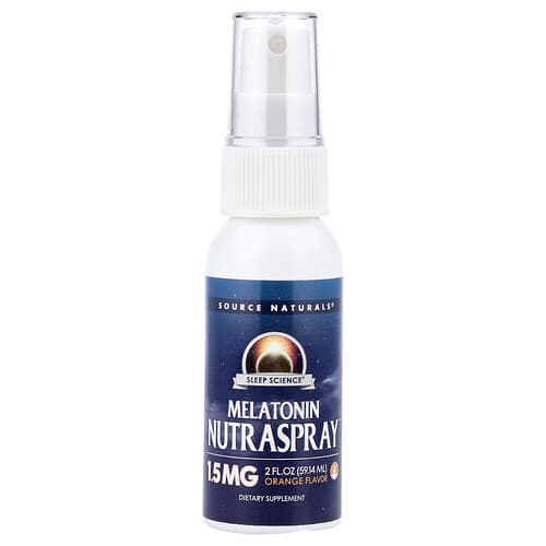 Source Naturals Source Naturals Sleep Science® メラトニン ニュートラスプレー オレンジ味 59ml パッケージ画像