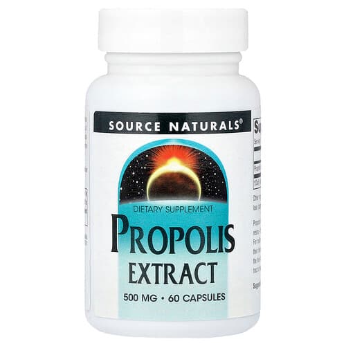 Source Naturals Source Naturals プロポリスエキス 500mg 60粒 パッケージ画像