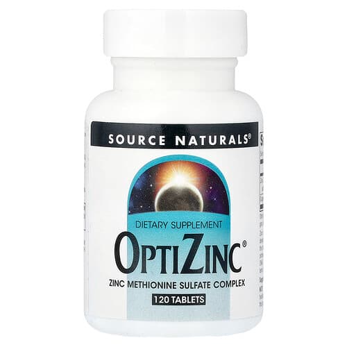 Source Naturals Source Naturals OptiZinc® 120タブレット パッケージ画像
