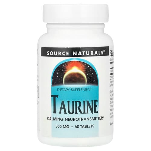 Source Naturals Source Naturals タウリン 500mg 60タブレット パッケージ画像