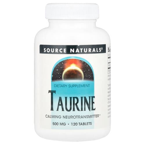 Source Naturals Source Naturals タウリン 500mg 120タブレット パッケージ画像