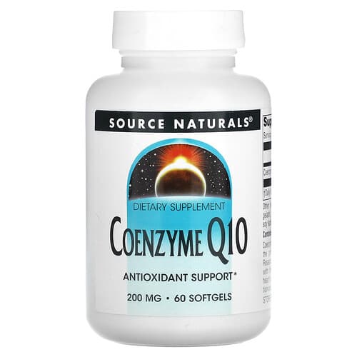 Source Naturals Source Naturals コエンザイムQ10 200mg ソフトジェル60粒 パッケージ画像