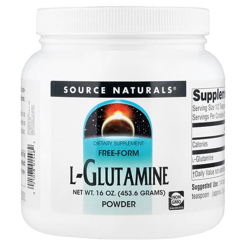 Source Naturals Source Naturals L-グルタミン パウダー 453.6g パッケージ画像