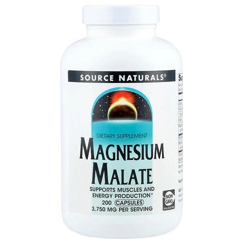 Source Naturals Source Naturals マグネシウムマレート 200粒 パッケージ画像