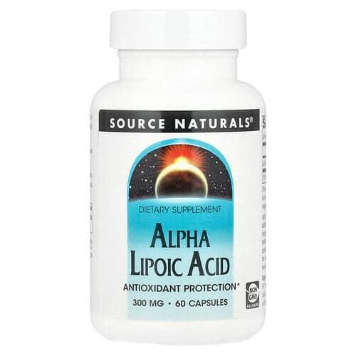 Source Naturals Source Naturals アルファリポ酸 300mg カプセル60粒 パッケージ画像