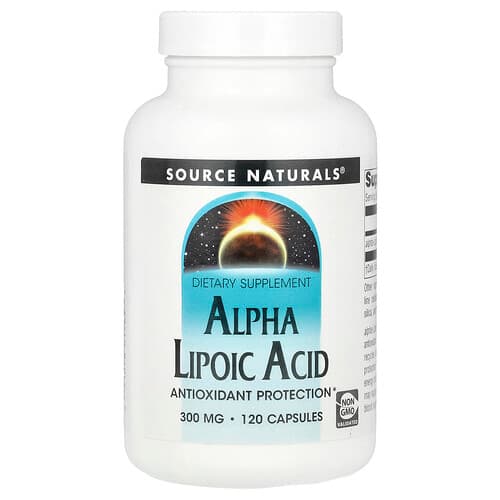 Source Naturals Source Naturals アルファリポ酸 300mg 120カプセル パッケージ画像