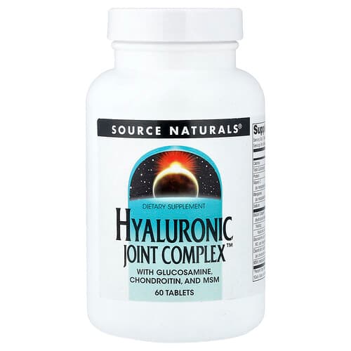 Source Naturals Source Naturals ヒアルロン酸ジョイントコンプレックス™ タブレット60粒 パッケージ画像