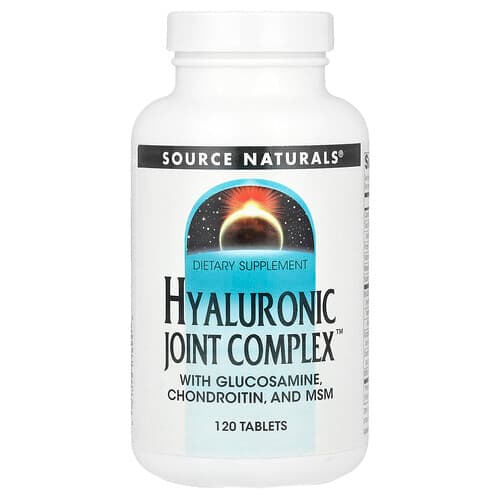 Source Naturals Source Naturals ハイアルロン酸ジョイントコンプレックス™ タブレット120粒 パッケージ画像